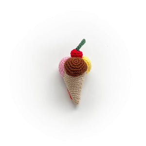 Decorazione crochet "Cono Gelato"