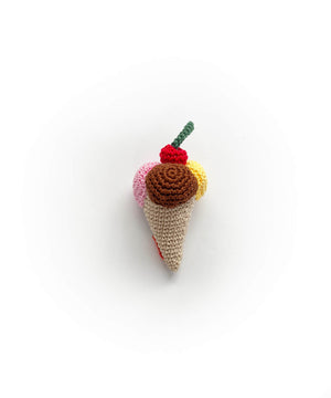 Decorazione crochet "Cono Gelato"