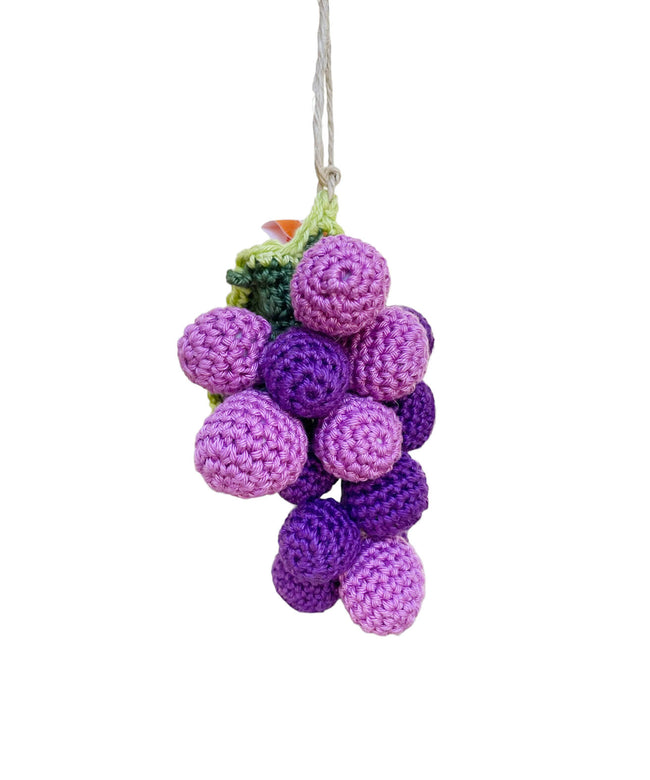 Decorazione crochet "Grappolo d'uva"