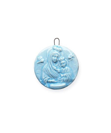 Medaglione “Madonna del Pozzo” in ceramica (XS)
