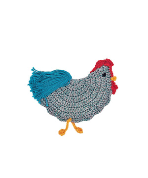 Presina da cucina crochet "Gallo"