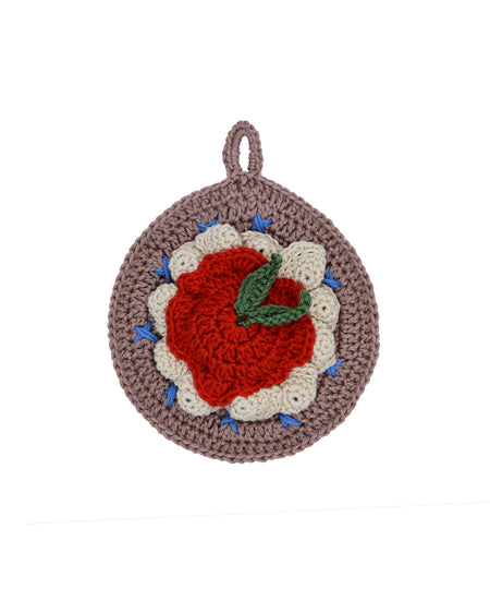 Crochet kitchen pot holder “Pizza”