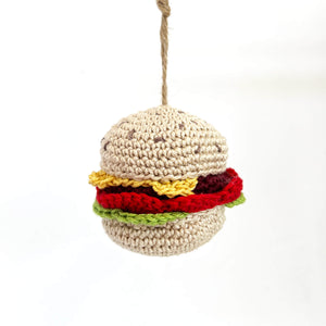 Decorazione crochet "Hamburger"