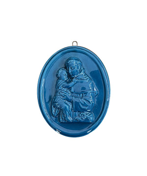 Medaglione “Sant’Antonio da Padova” in ceramica (M)