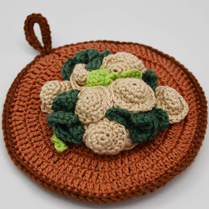 Presina crochet “Orecchiette col cime di rape”